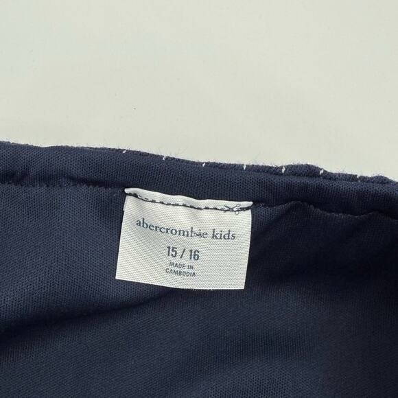 New Abercrombie Kids Girl's Pleated Layerable Skort Romper 15/16 - Picture 6 of 9